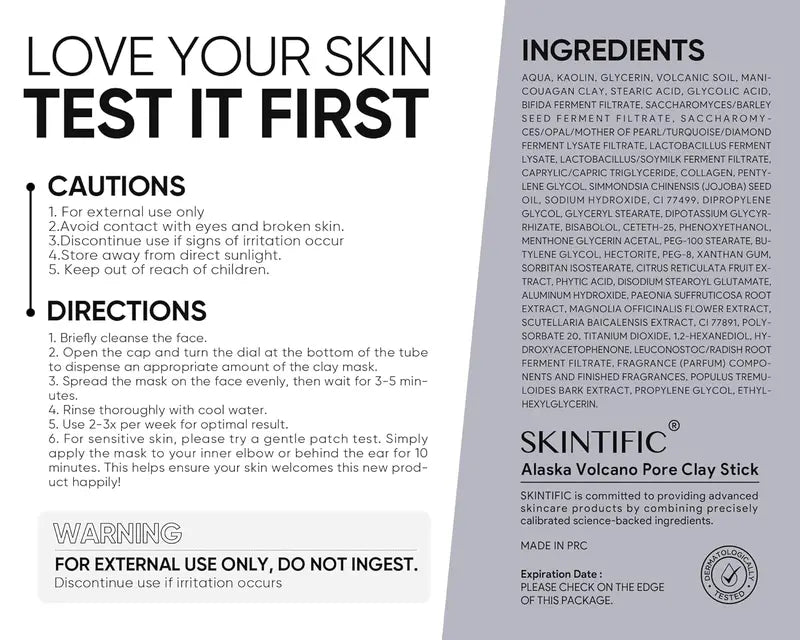 Pokahu™ Volcanic Clay Mask Stick